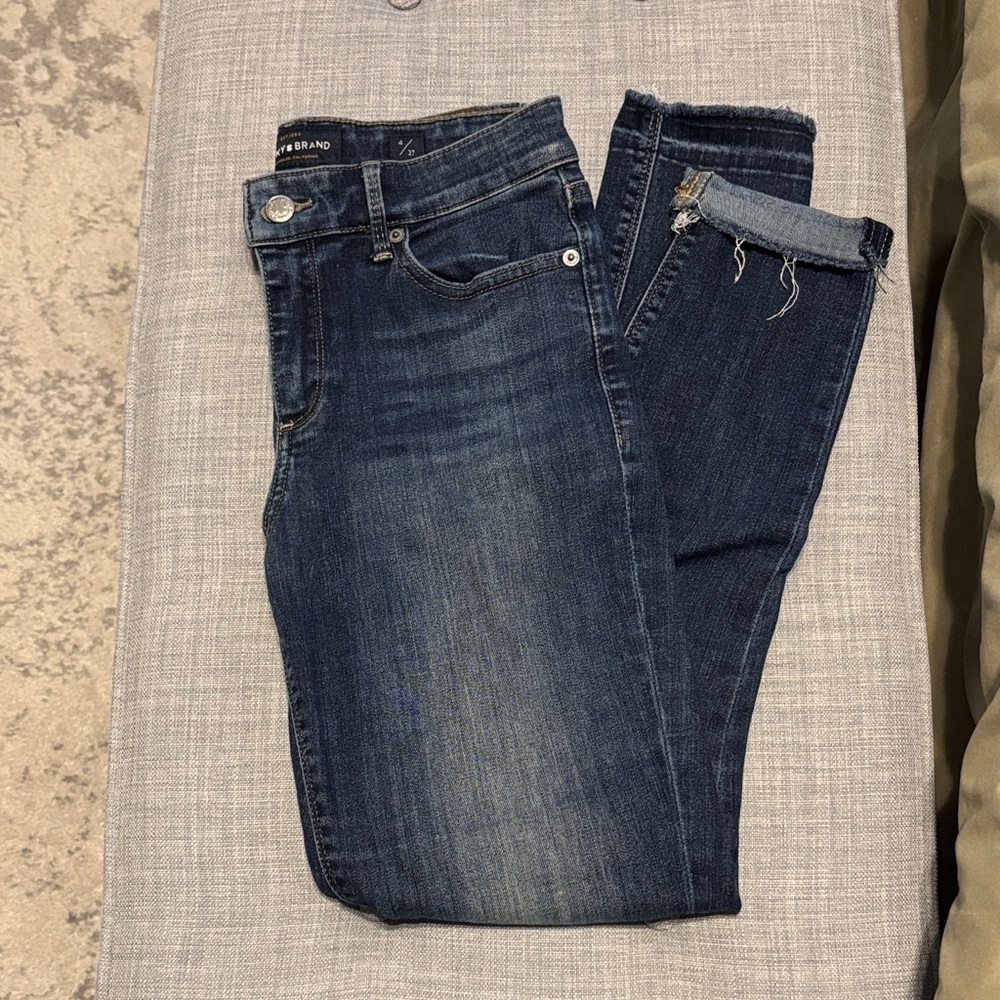 Lucky Brand Dark Blue Cropped Jeans